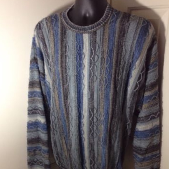 Bachrach Other - Vintage Coogi Style Sweater Biggie Cosby 3D 2pac